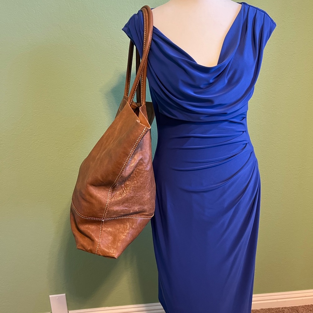 Banana Republic Tan Leather Totebag